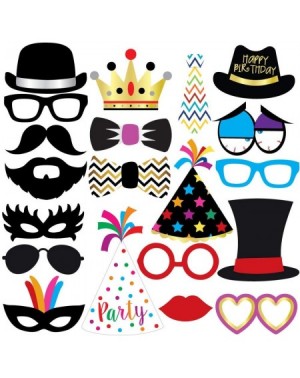 Photobooth Props Funny Birthday Photo Booth Props - 47 Pieces - 21st - 30th - 40th - 50th - 60th - 70th - 80th - 90th - Birth...