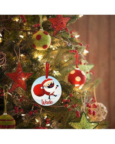 Ornaments 2020 Christmas Ornaments-Cute Santa Clause Wearing Mask Handmade Tree Decoration-Christmas Xmas Tree Hanging Orname...
