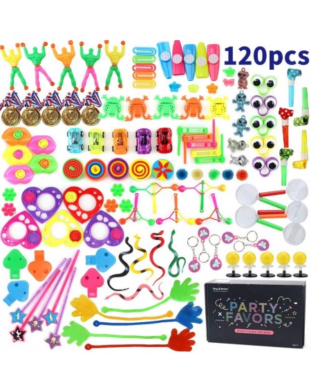 Party Favors 120PCS Treasure Box Prizes for Classroom- Kids Birthday Party Favors for Goodie Bag Fillers- Assorted Pinata Fil...