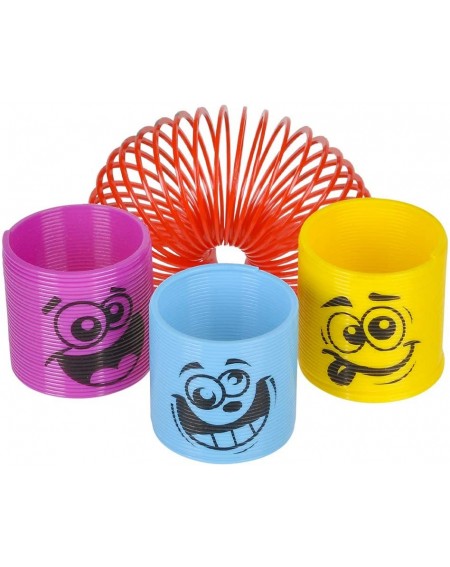 Party Favors Mega Pack Of 50 Coil Springs - Assorted Emoji Silly Faces And Colors- Mini Spring Toy For Party Favor- Carnival ...