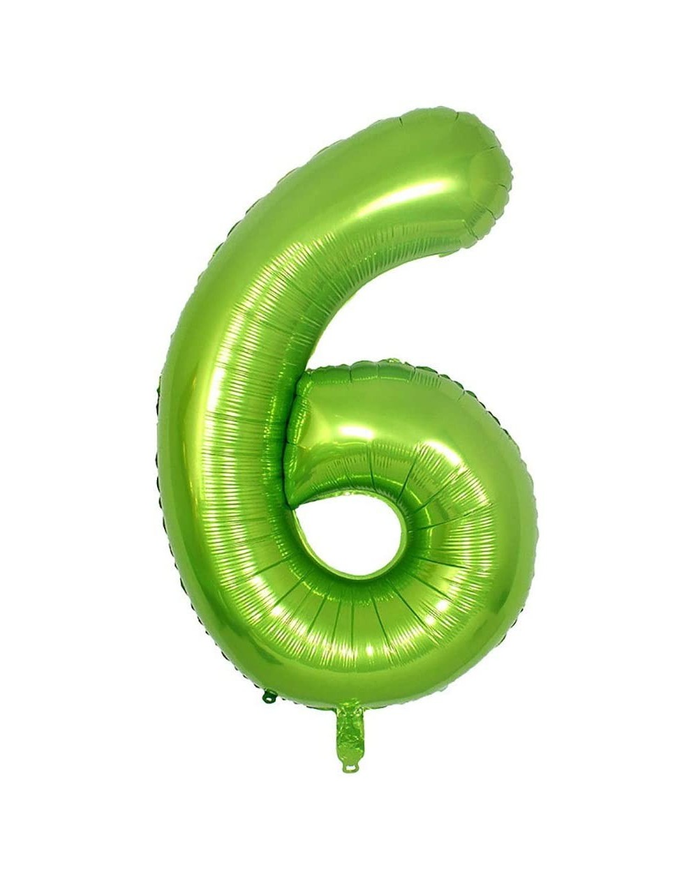 Balloons 40 Inch Green Alphabet Letter Foil Helium Digital Balloons Number 6 for Birthday Anniversary Party Festival Decorati...