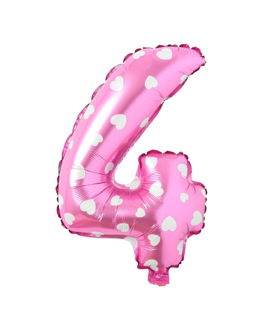 Balloons 16" inch Single Pink with Heart Alphabet Letter Number Balloons Aluminum Hanging Foil Film Balloon Wedding Birthday ...