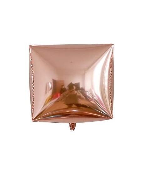 Balloons 3PCS 24 Inch Rose Gold Solid Square Aluminum Film Balloon Party Supplies for Wedding Marriage Birthday Party Decor S...