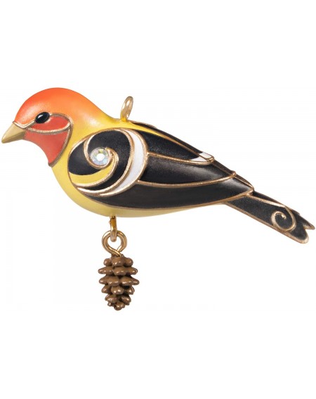 Tree Toppers Christmas Ornament 2020- Mini Western Tanager Bird- 1.09 - Mini Tanager - CA195DNH3U6 $17.39