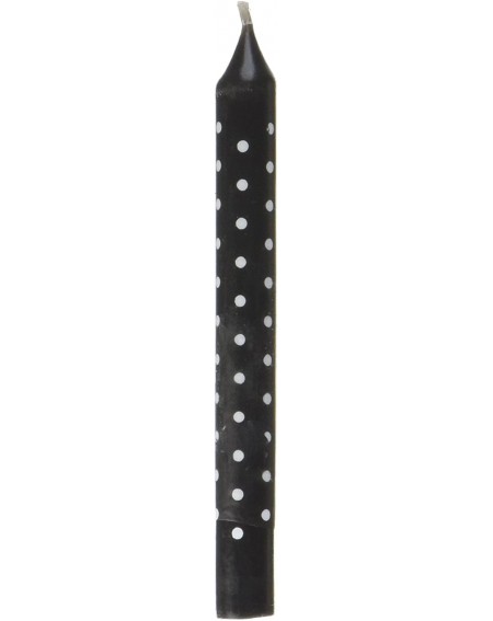 Birthday Candles 12 Count Black and White Polka Dot Birthday Candle - CU122WT3TFB $15.67